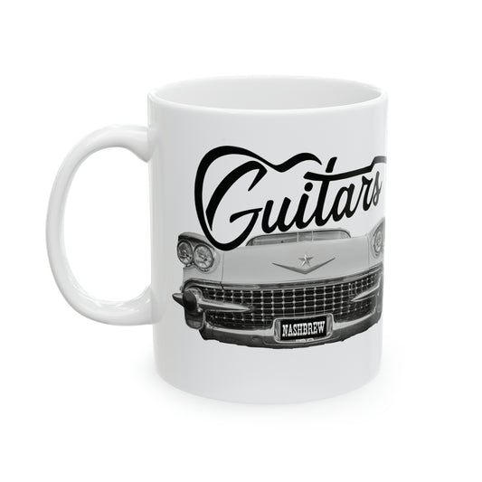 Guitars, Cadillacs Coffee Mug, 11oz - Nashbrew Coffee