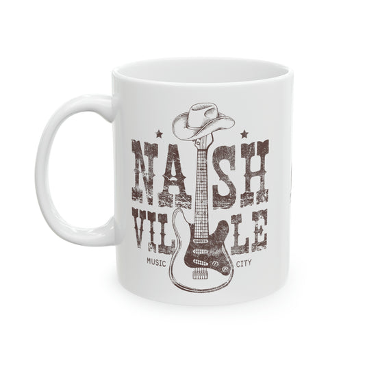 Nashville Cowboy Hat Guitar Coffee Mug 11oz🤠 Saddle up for a musical morning jamboree with our Nashville Cowboy Hat Guitar Coffee Mug – where southern charm meets the strumming spirit of Music City! 🎸☕

🌇 MugNashbrew CoffeeNashville Cowboy Hat Guitar Coffee Mug 11oz