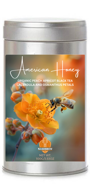 American Honey - Organic Peach Apricot Black Tea - Nashbrew Coffee